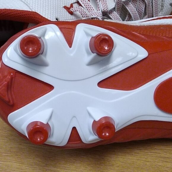 New Nike Alpha Nike skin Cleats size 13.5 red white main image 8